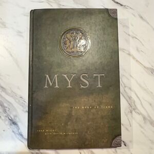 MYST The Book of‎ Ti'ana Rand Miller Hardcover Book 1st Edition 1996 with map